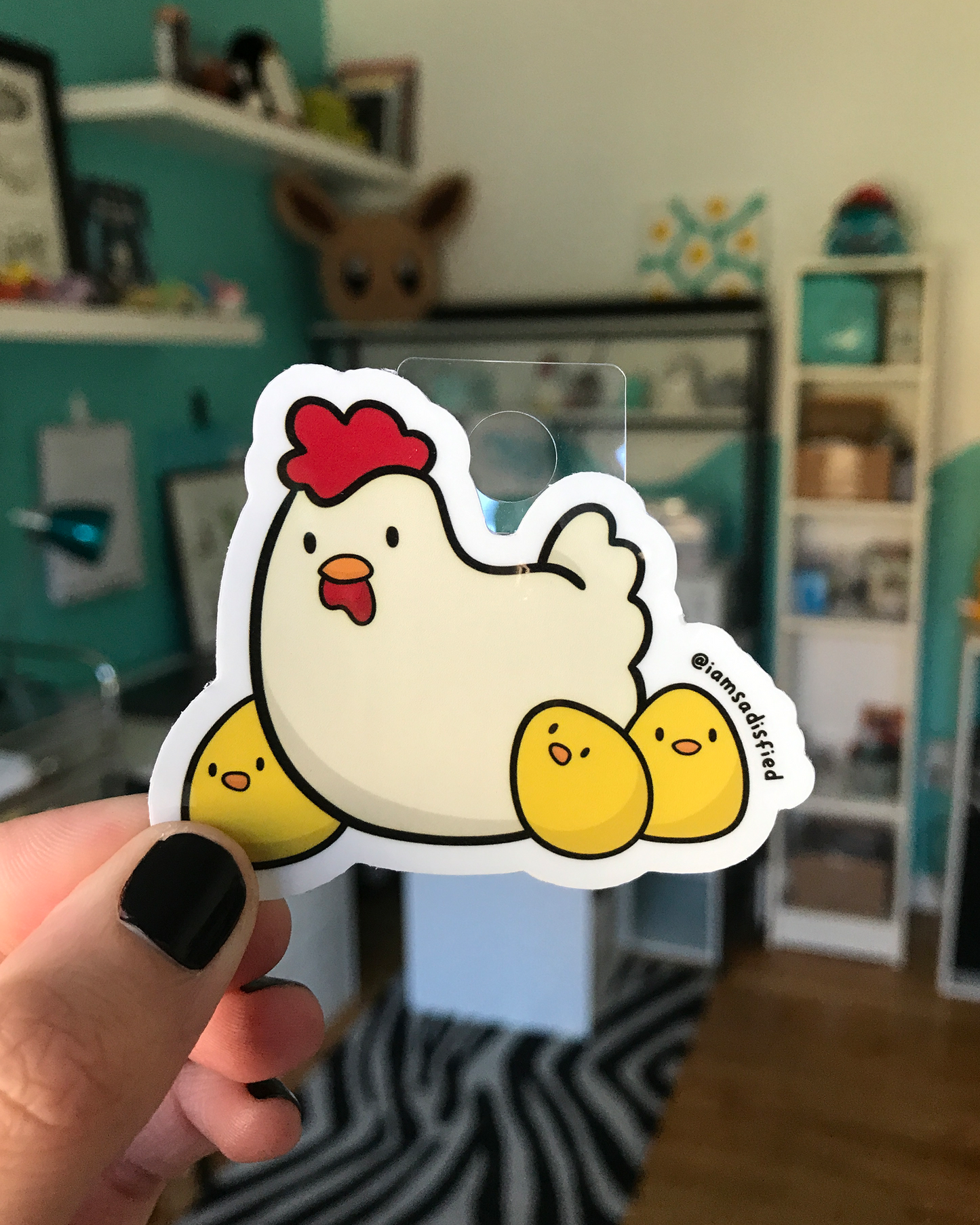 Chicken Family Sticker