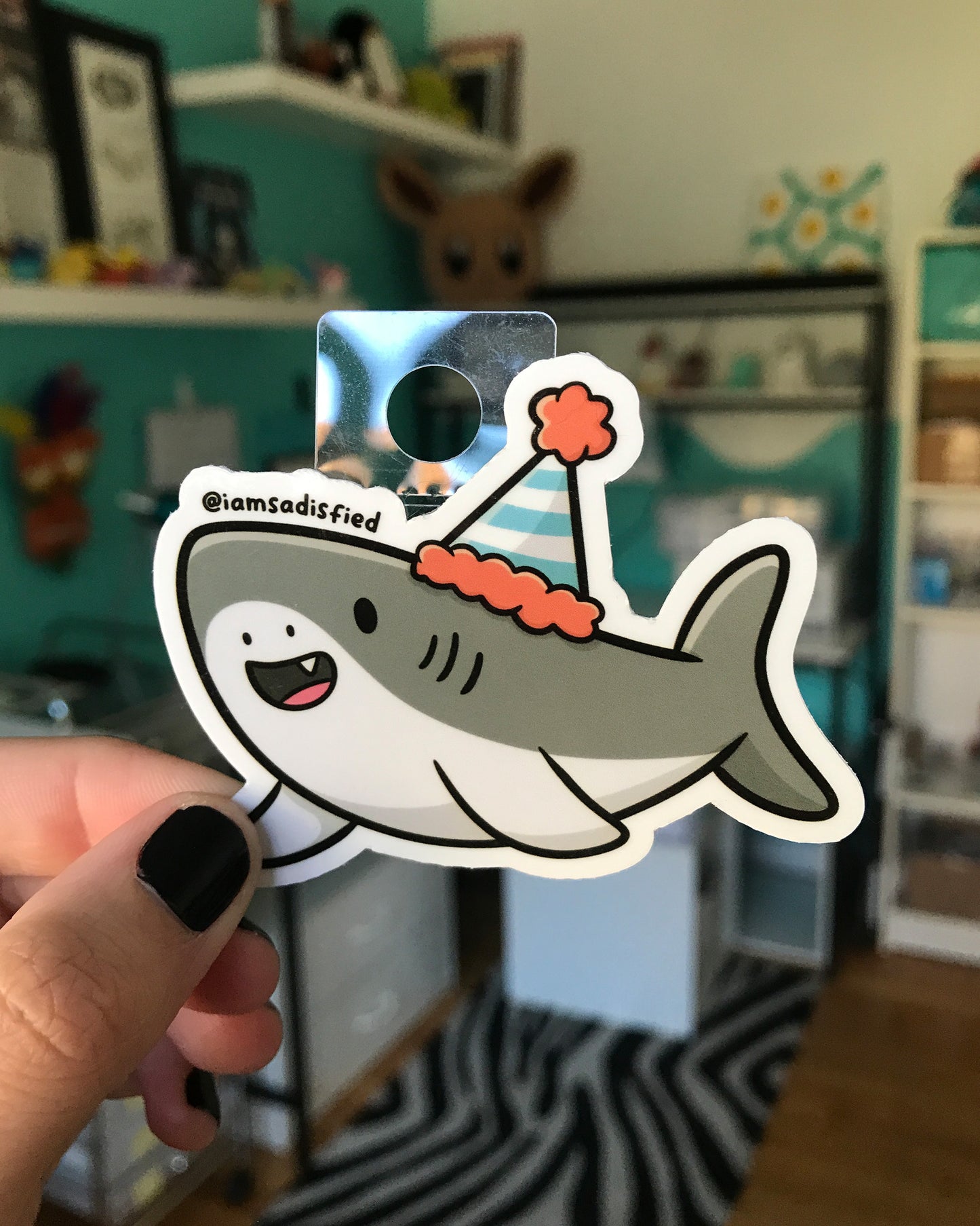 Party Shark Sticker