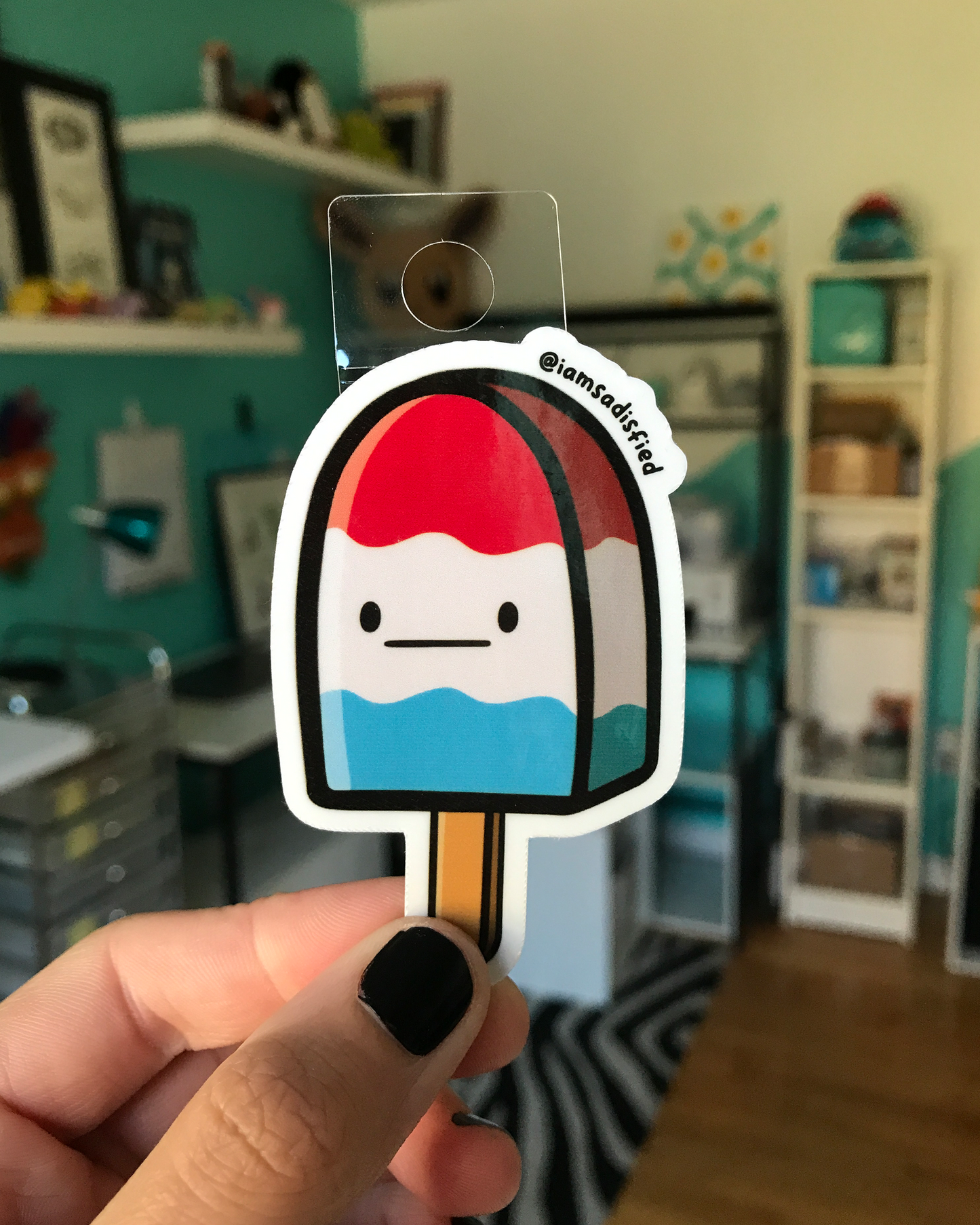 Firework Popsicle Sticker