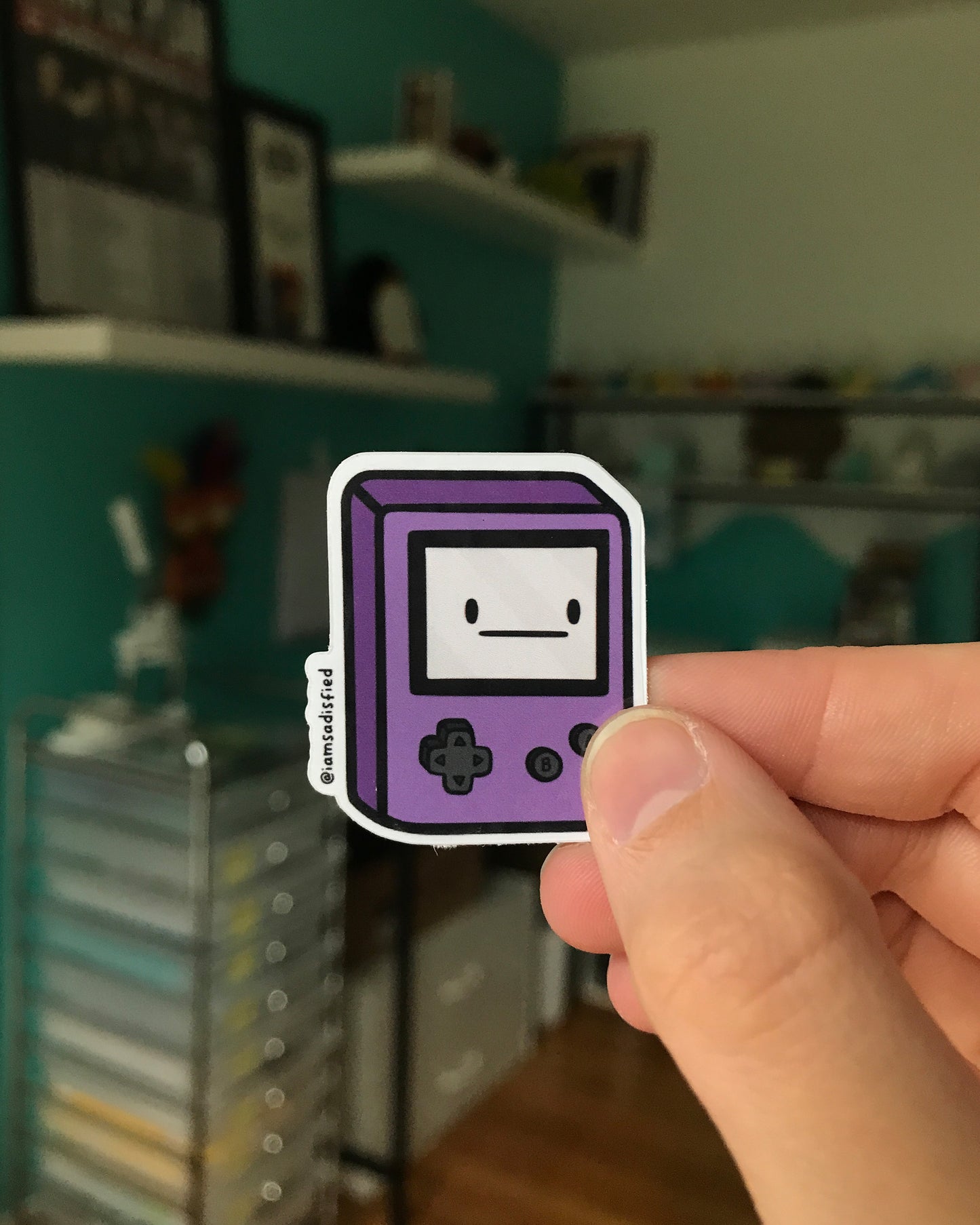 Handheld Game Console Color Mini Sticker