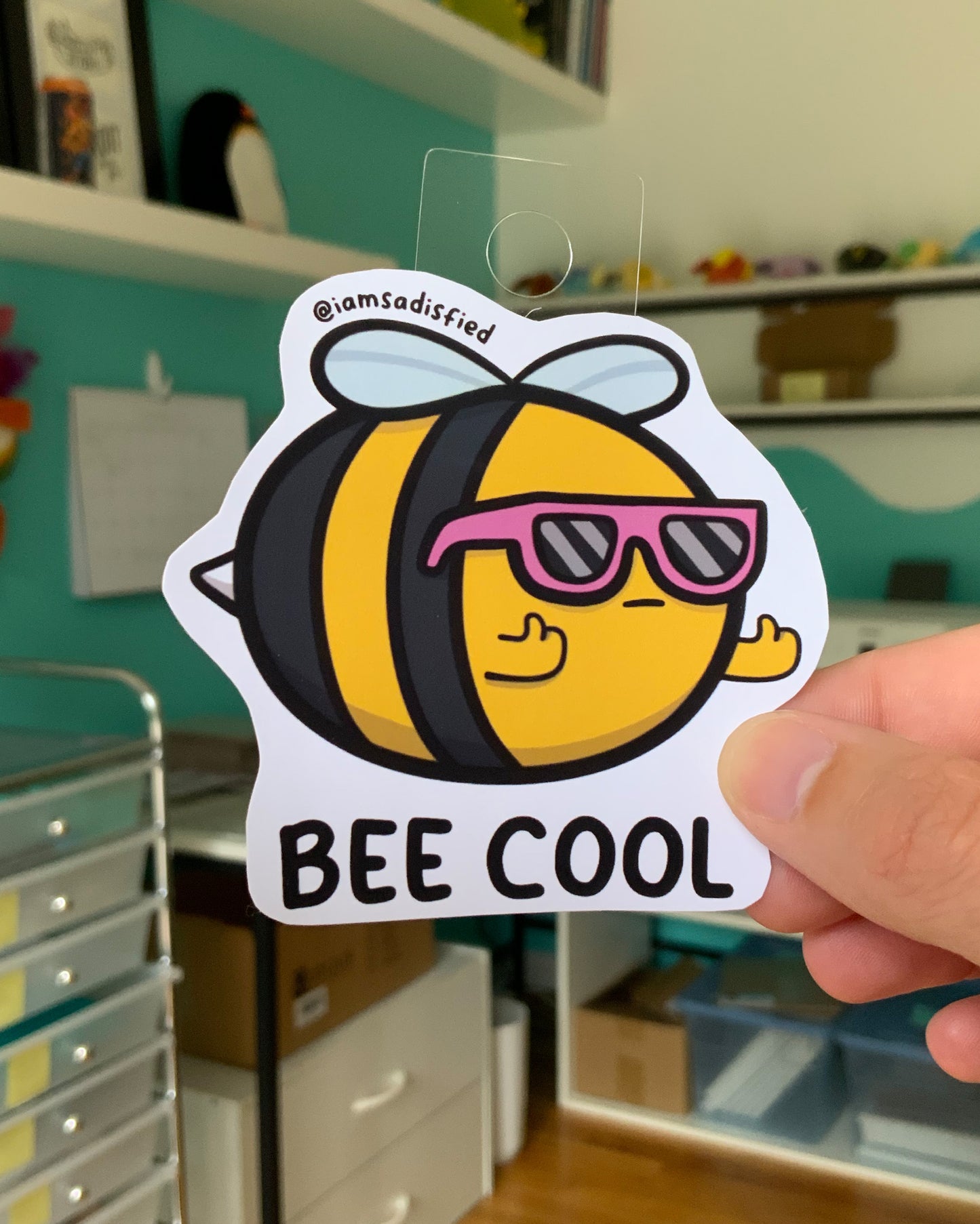 Bee Cool Sticker
