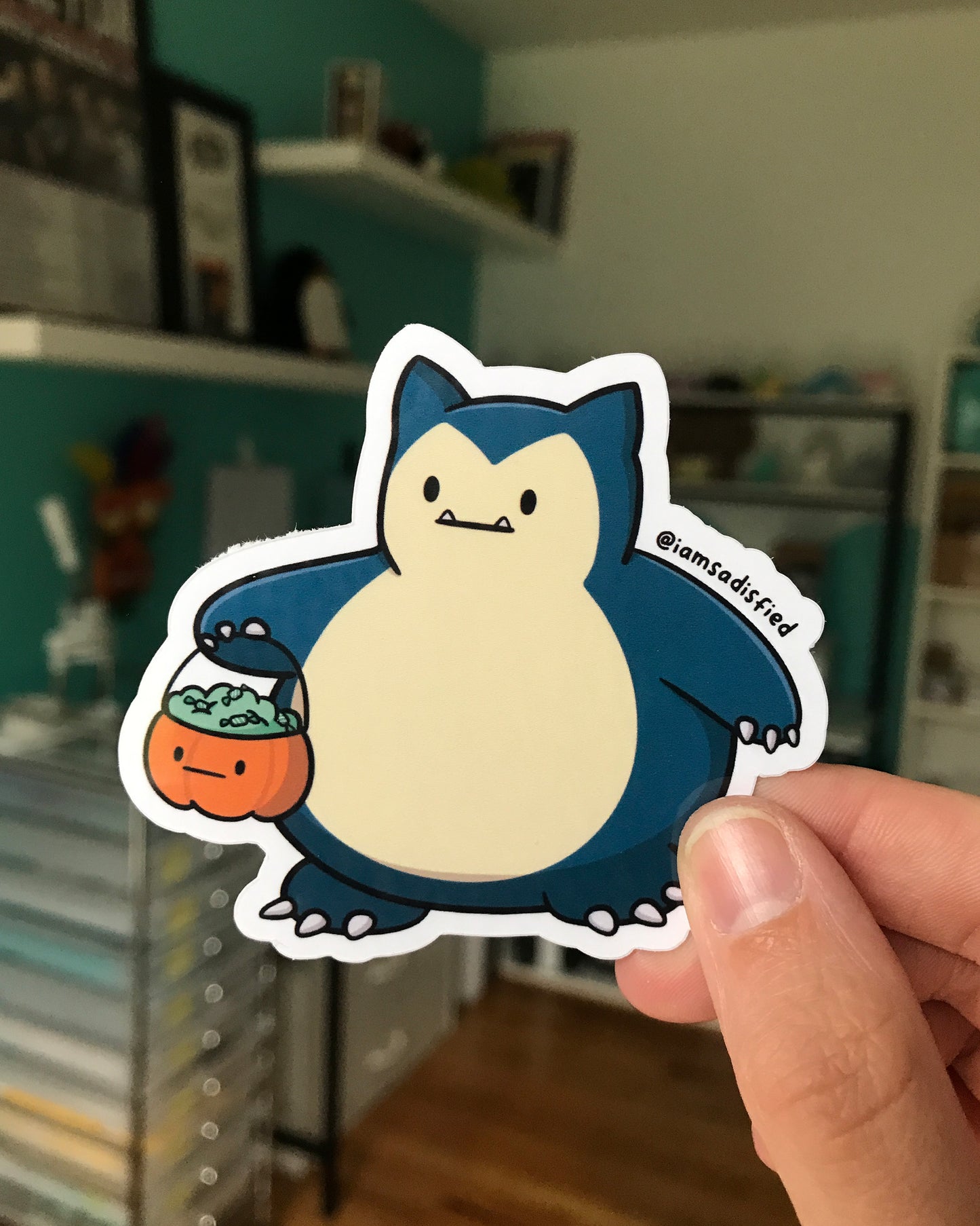 Snorlax Trick o' Treating Sticker