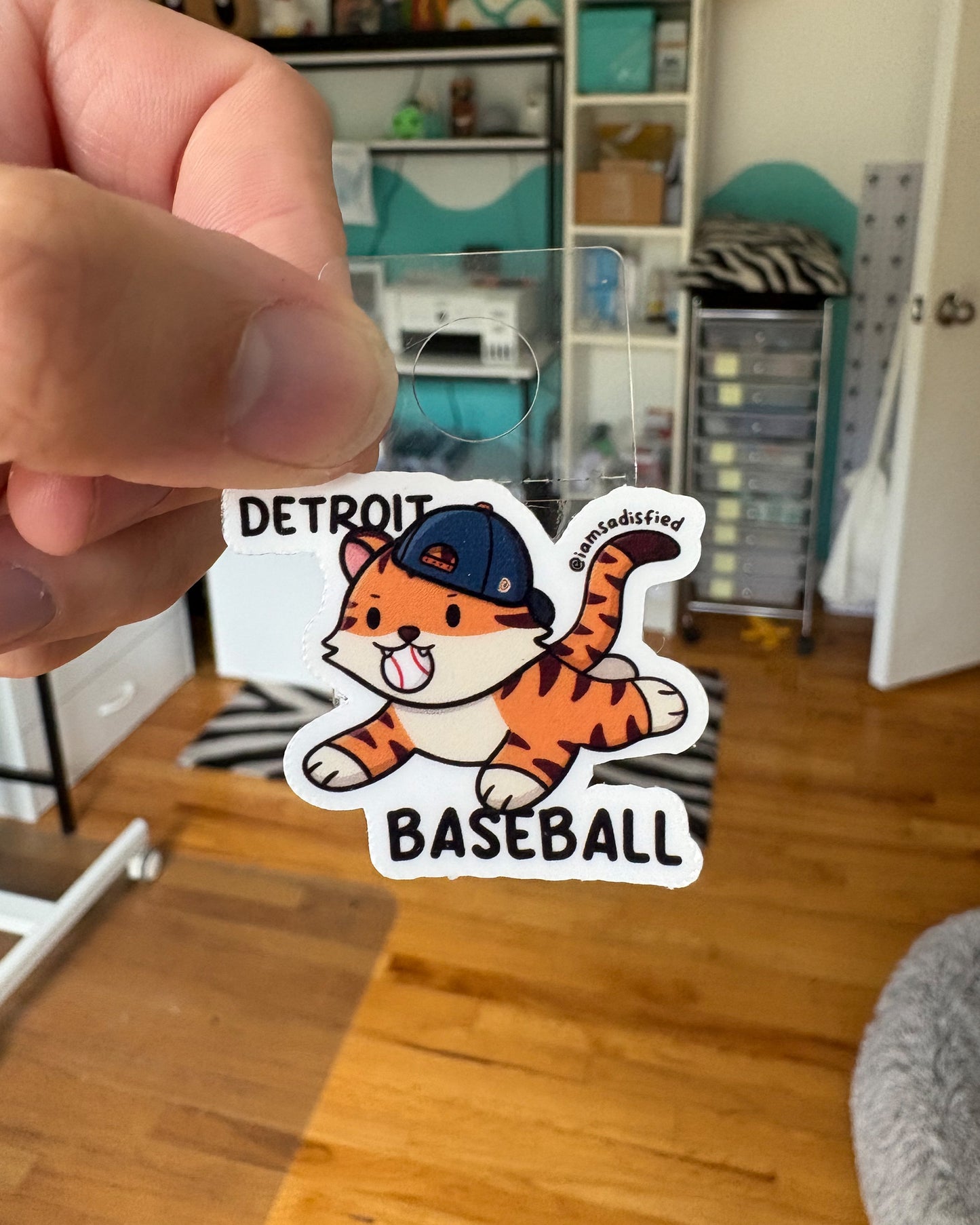 Michigan Baseball Mini Sticker