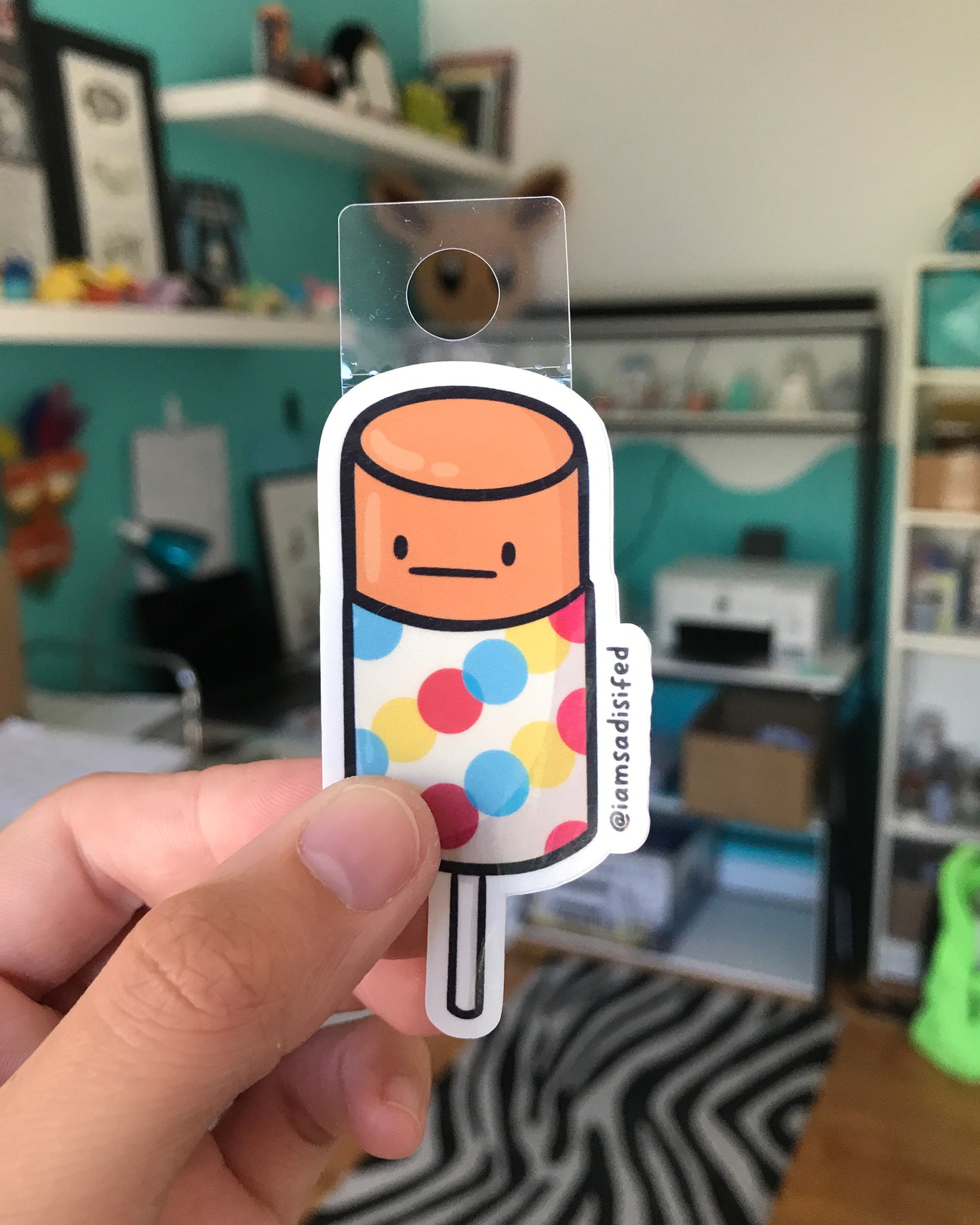 Push Up Popsicle Sticker
