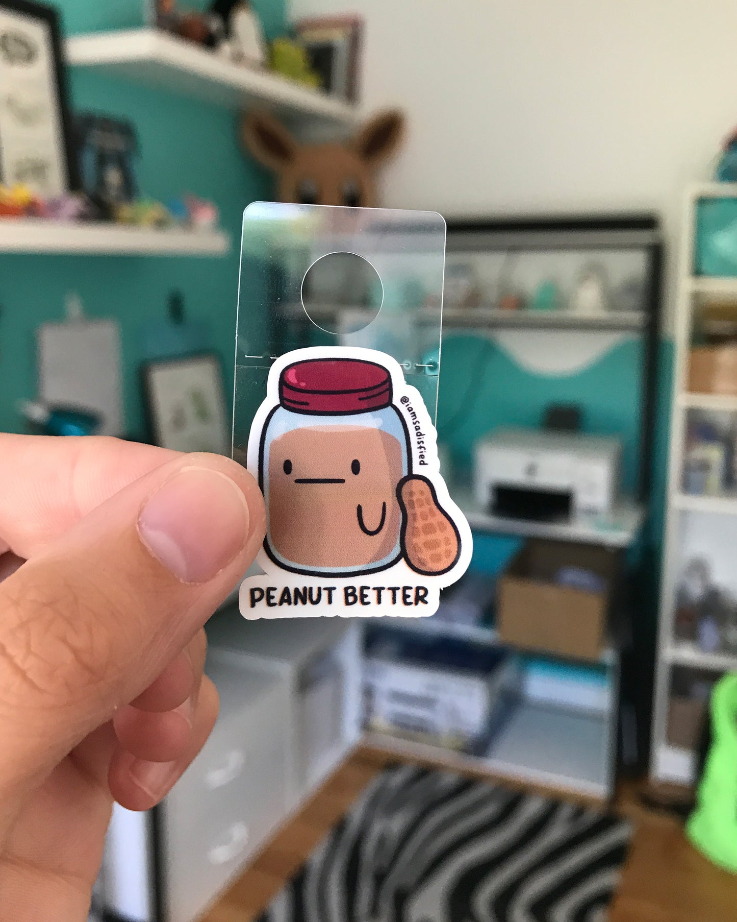 Peanut Butter Mini Sticker