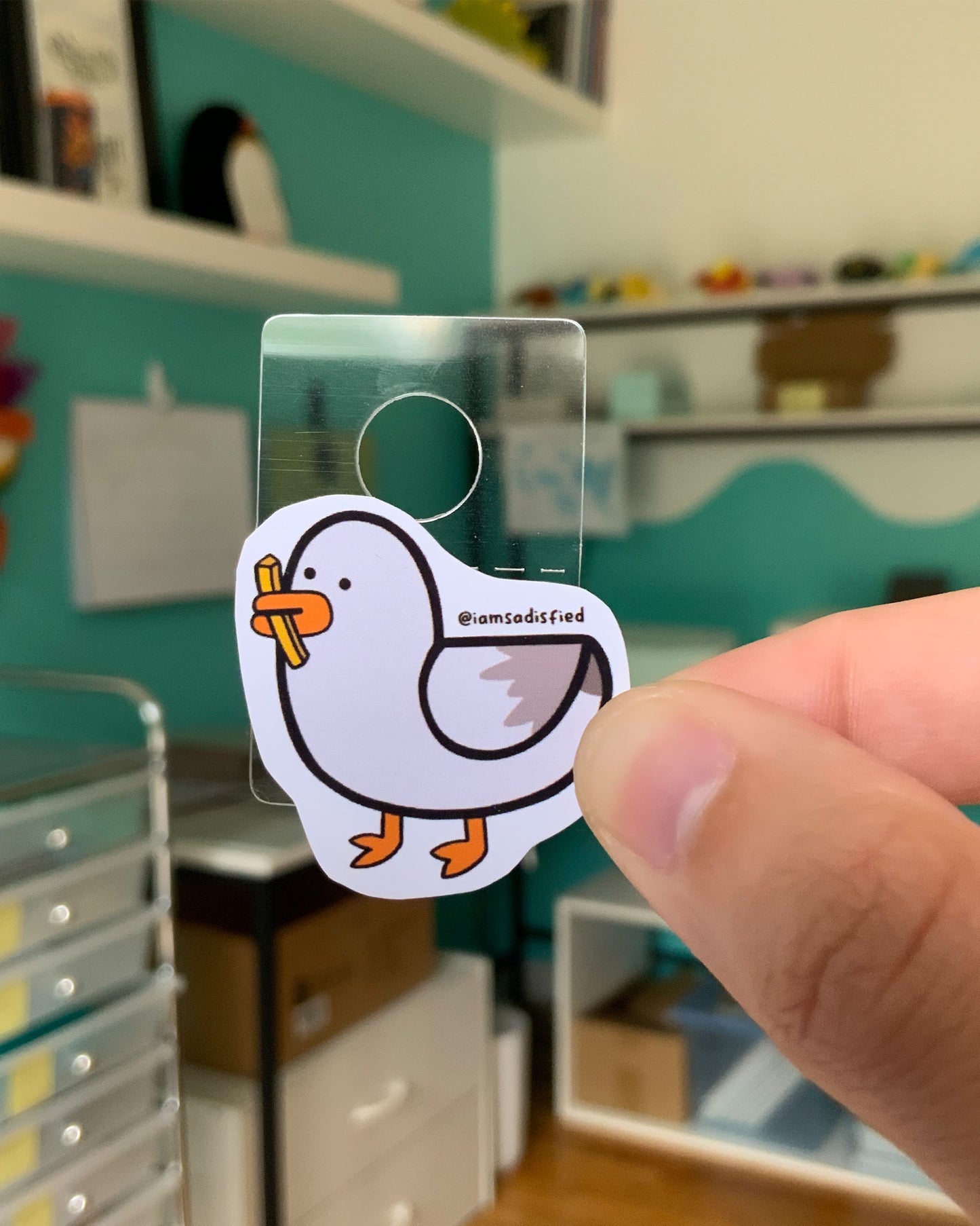 Seagull Fry to Go Mini Sticker