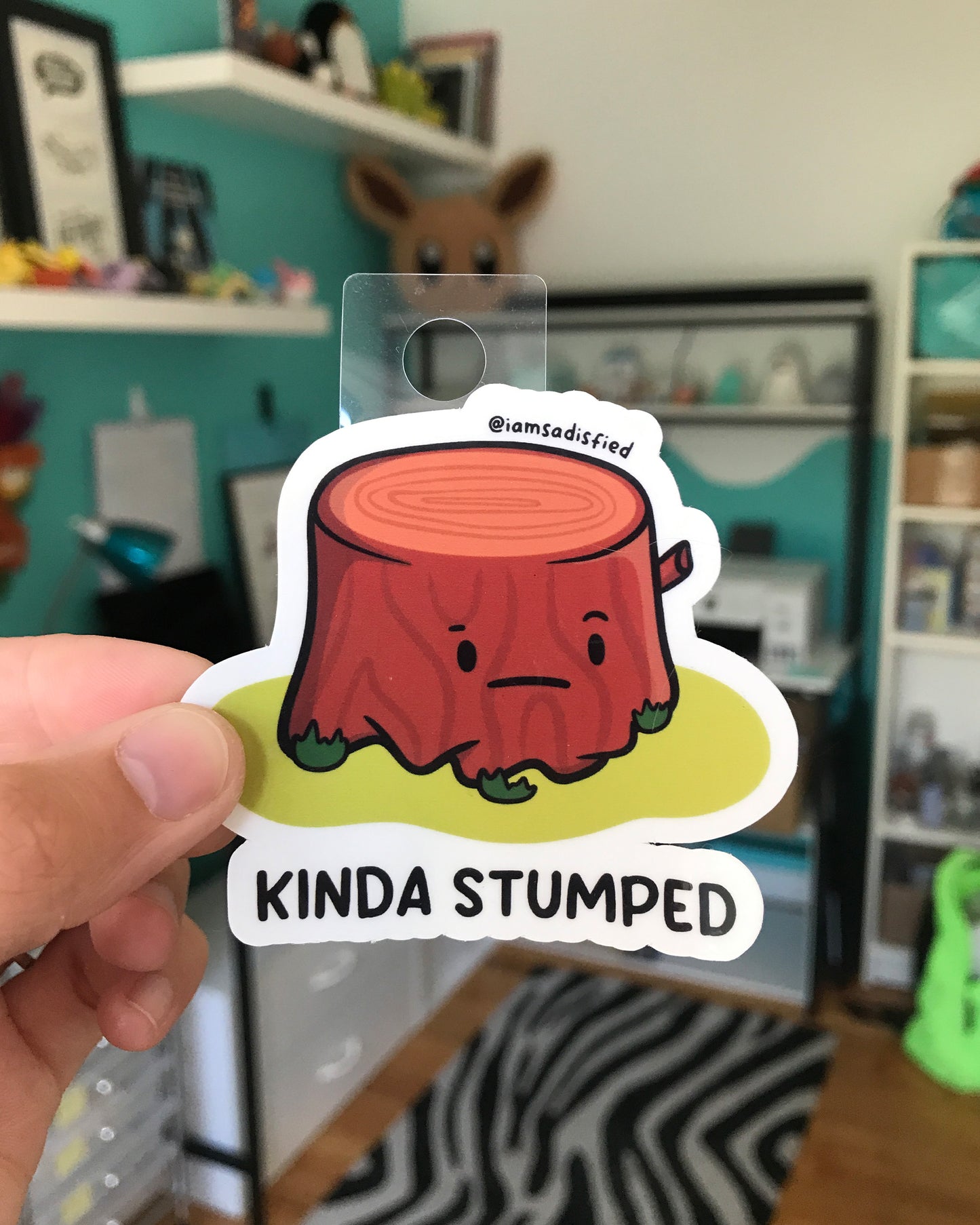 Kinda Stumped Sticker