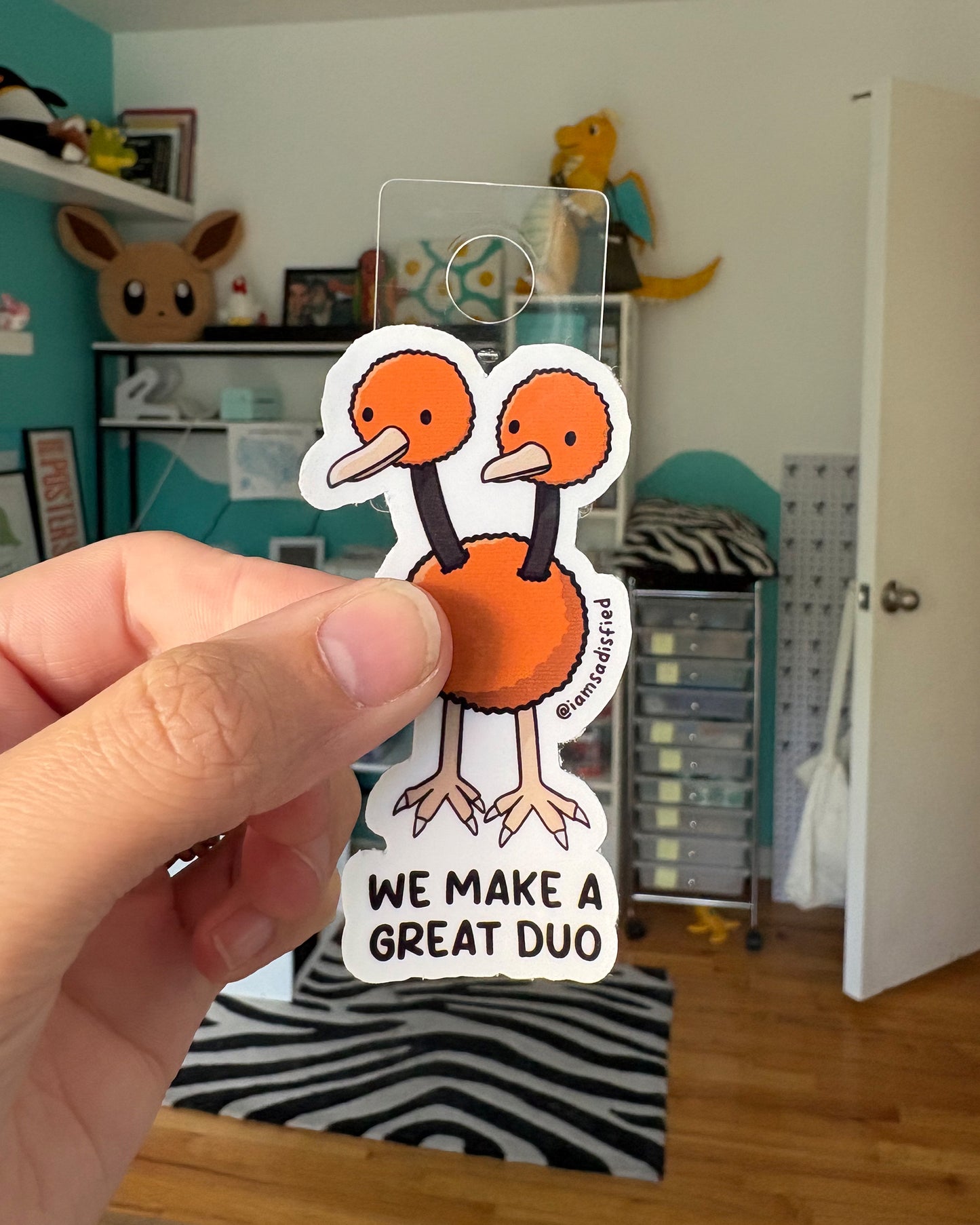 We Make a Great Duo Sticker