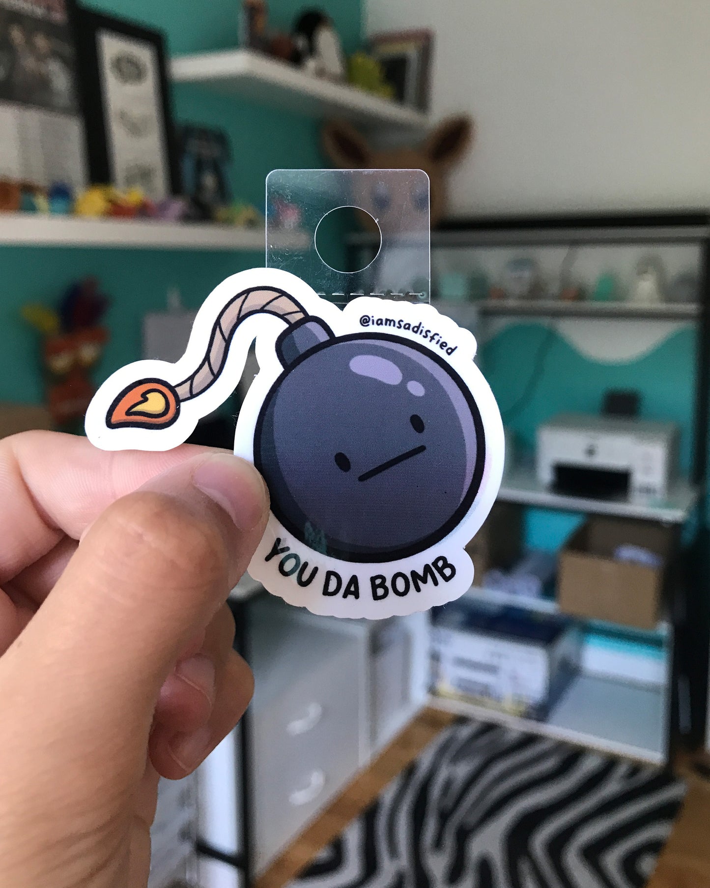You Da Bomb Sticker