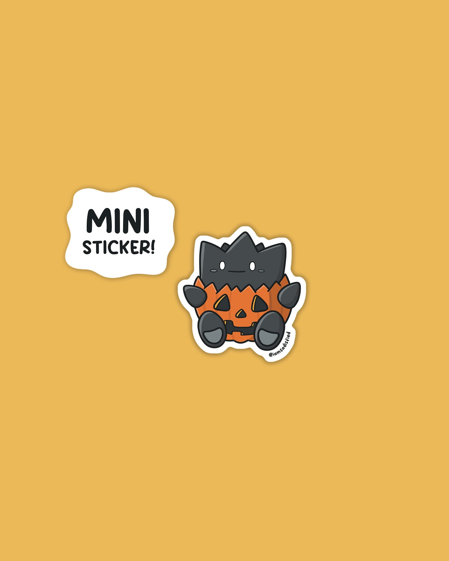 Pumpkin Togepi Mini Sticker