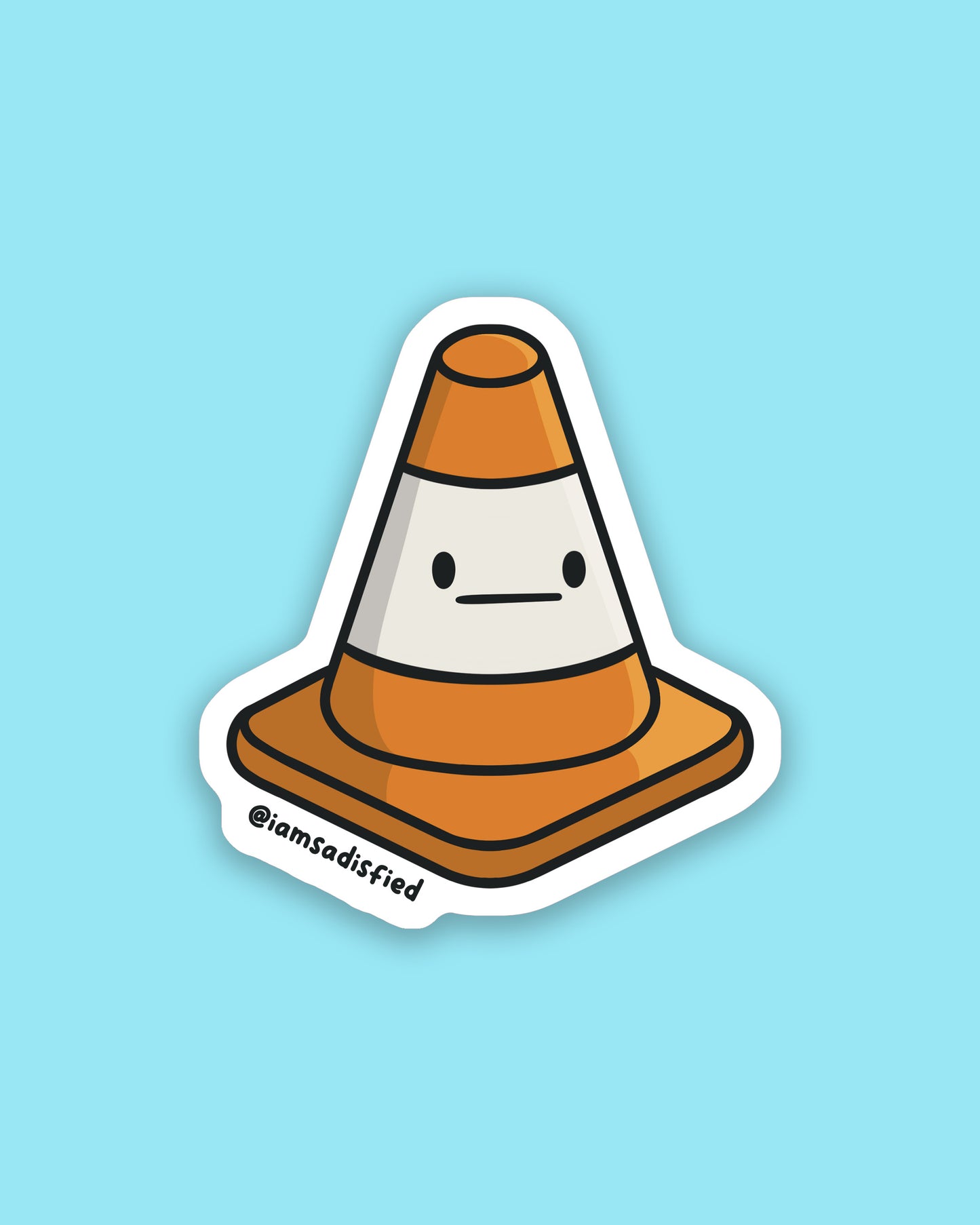 Traffic Cone Sticker