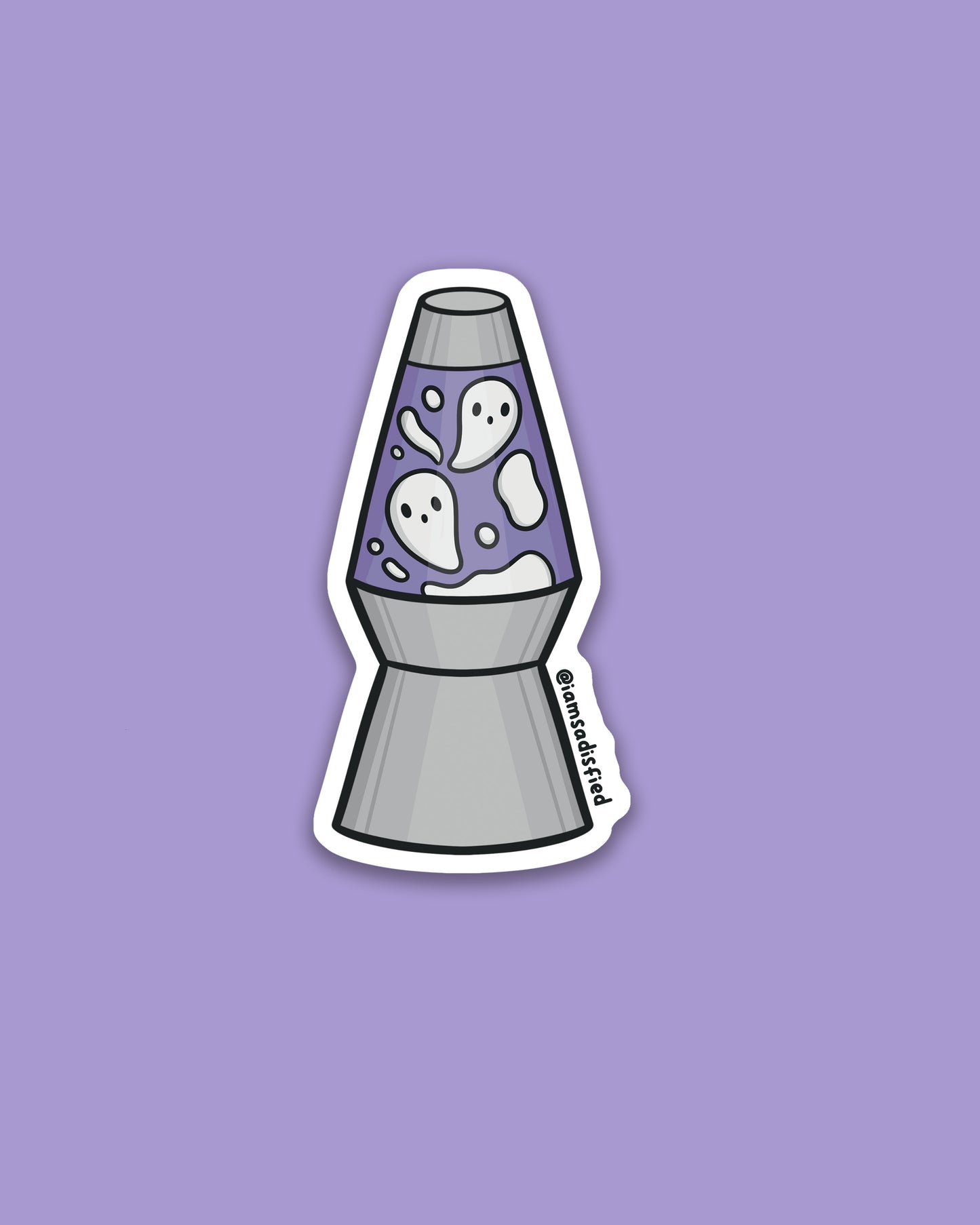 Ghosty Lava Lamp Sticker