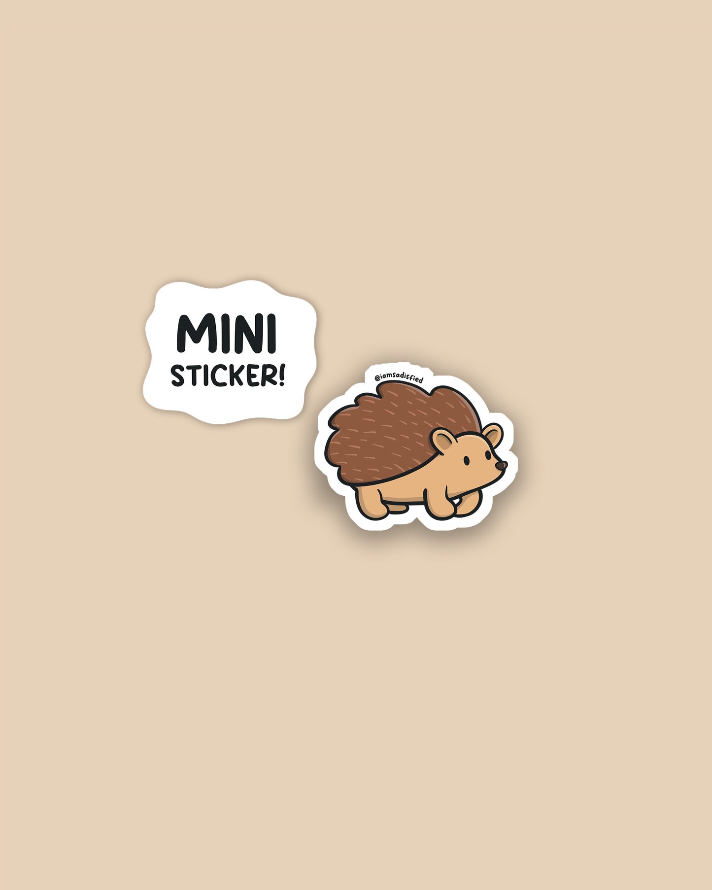 Hedgehog Mini Sticker