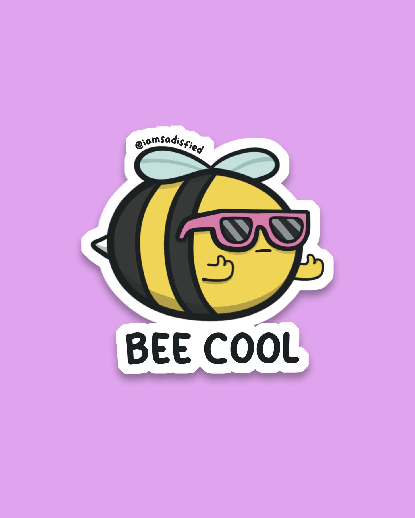 Bee Cool Sticker