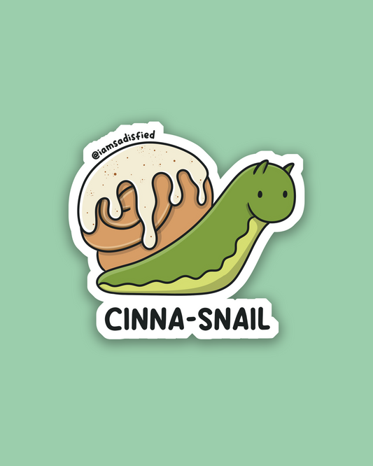 Cinna-Snail Sticker