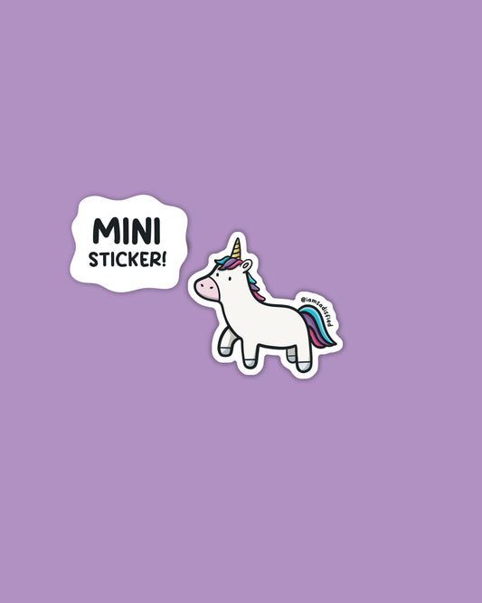Unicorn Mini Sticker