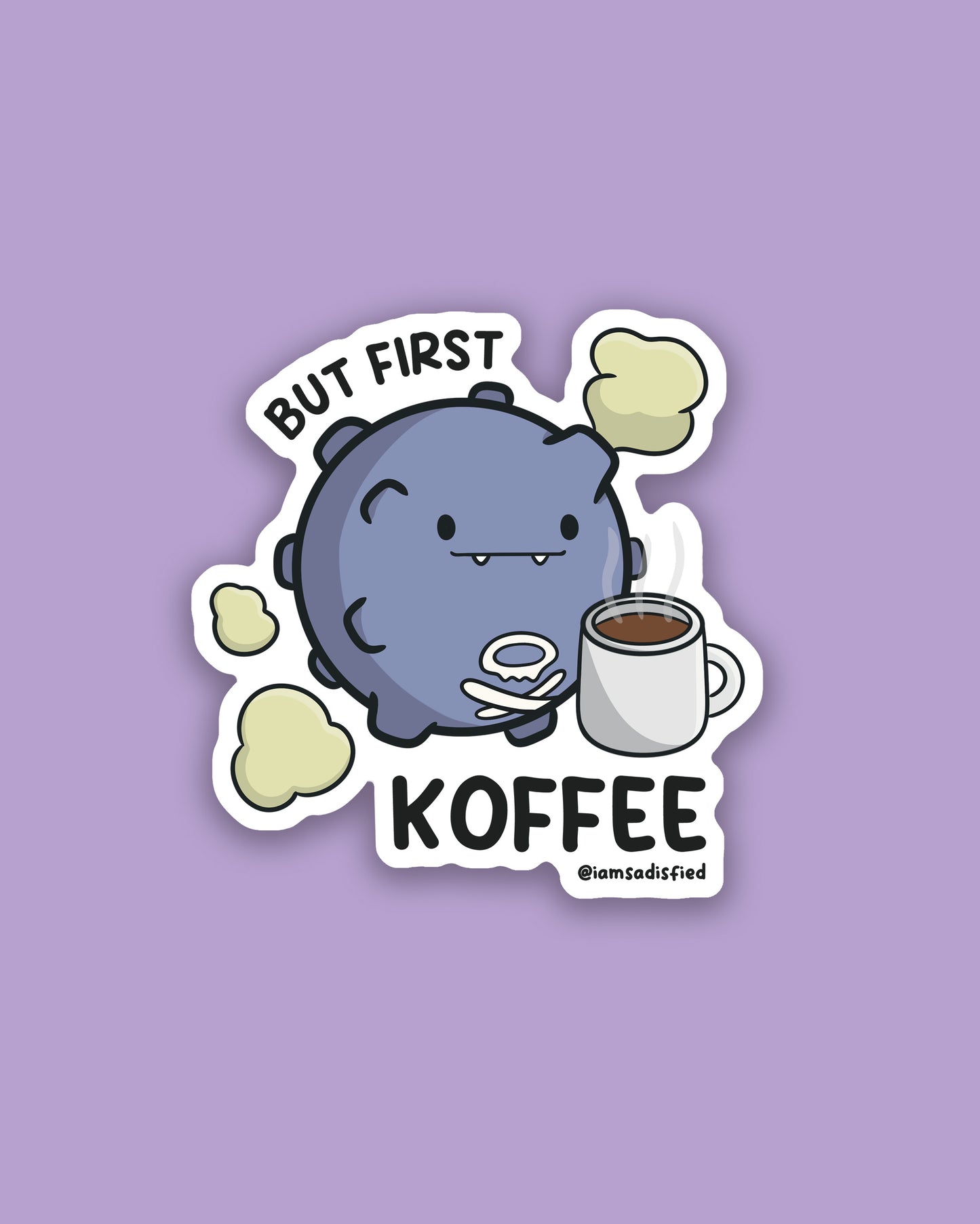 But First Koffee Sticker