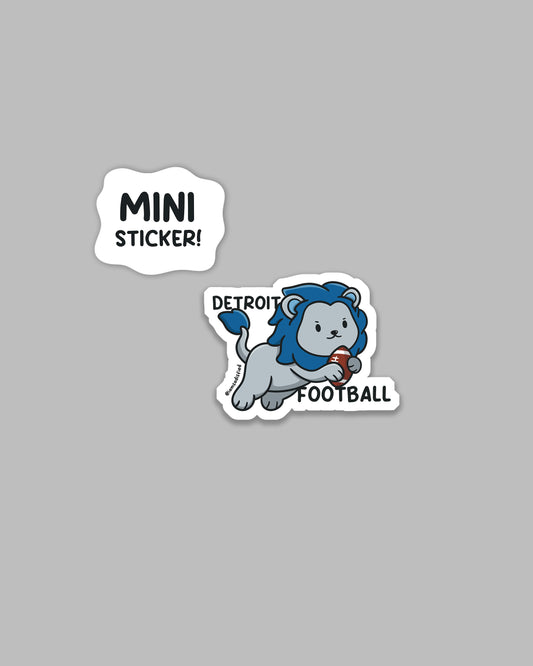 Michigan Football Mini Sticker