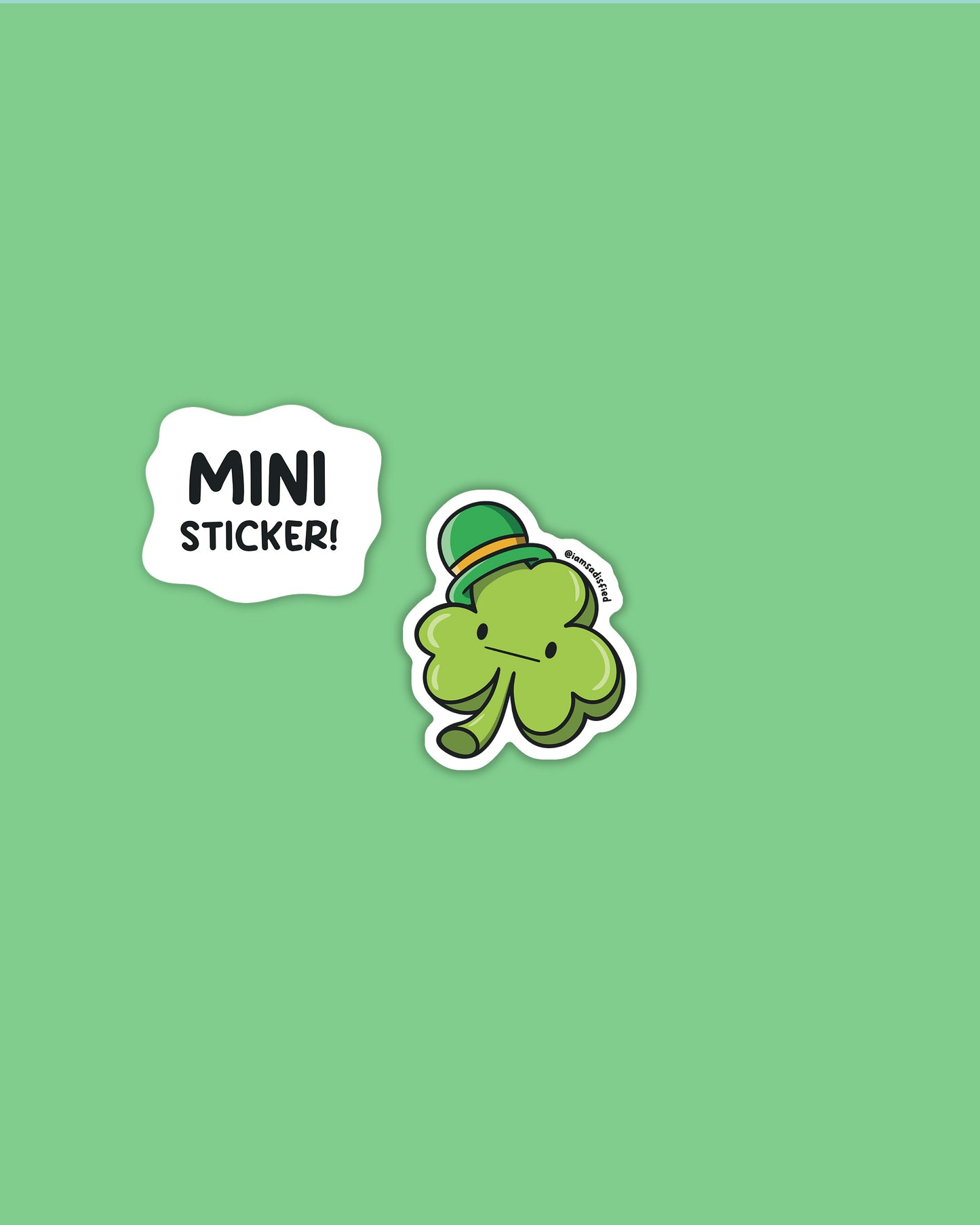 Shamrock Mini Sticker