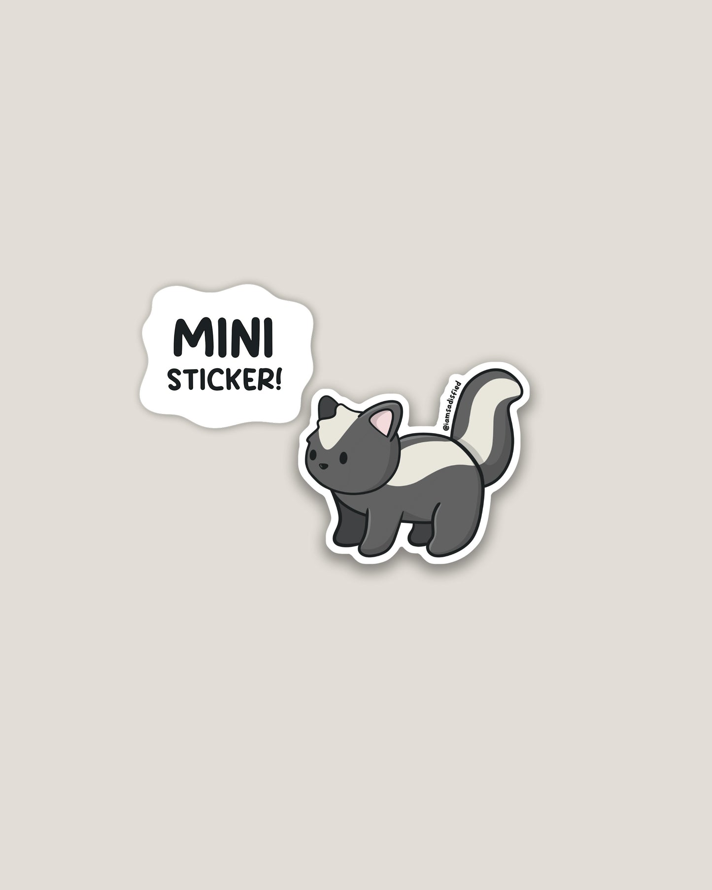 Skunk Mini Sticker