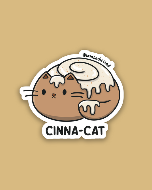 Cinna-cat Sticker