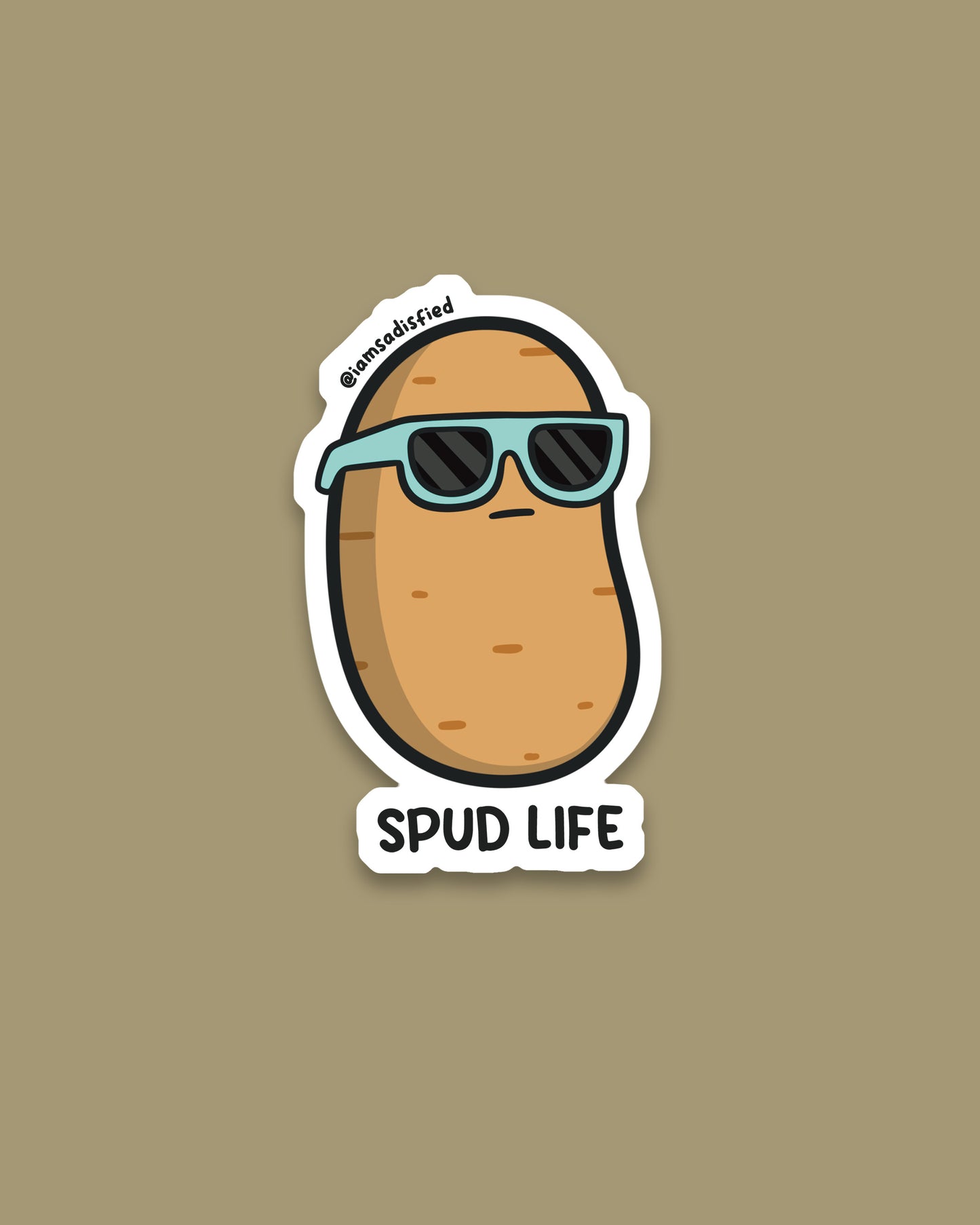 Spud Life Sticker