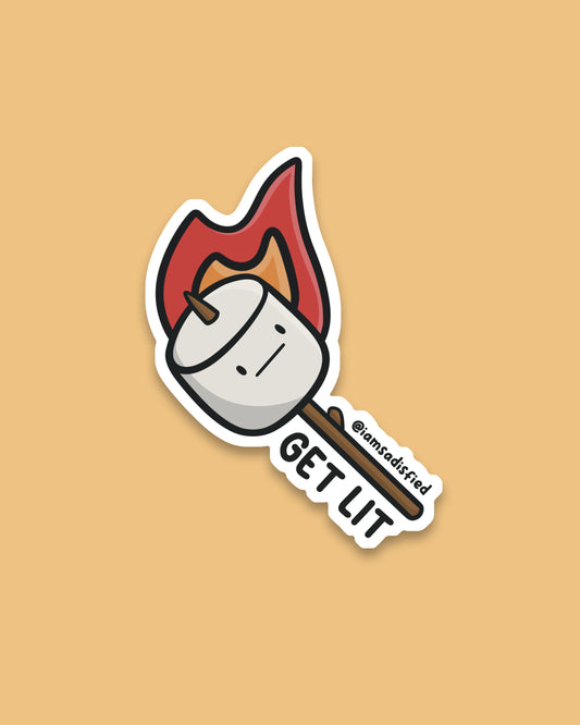 Get Lit Sticker