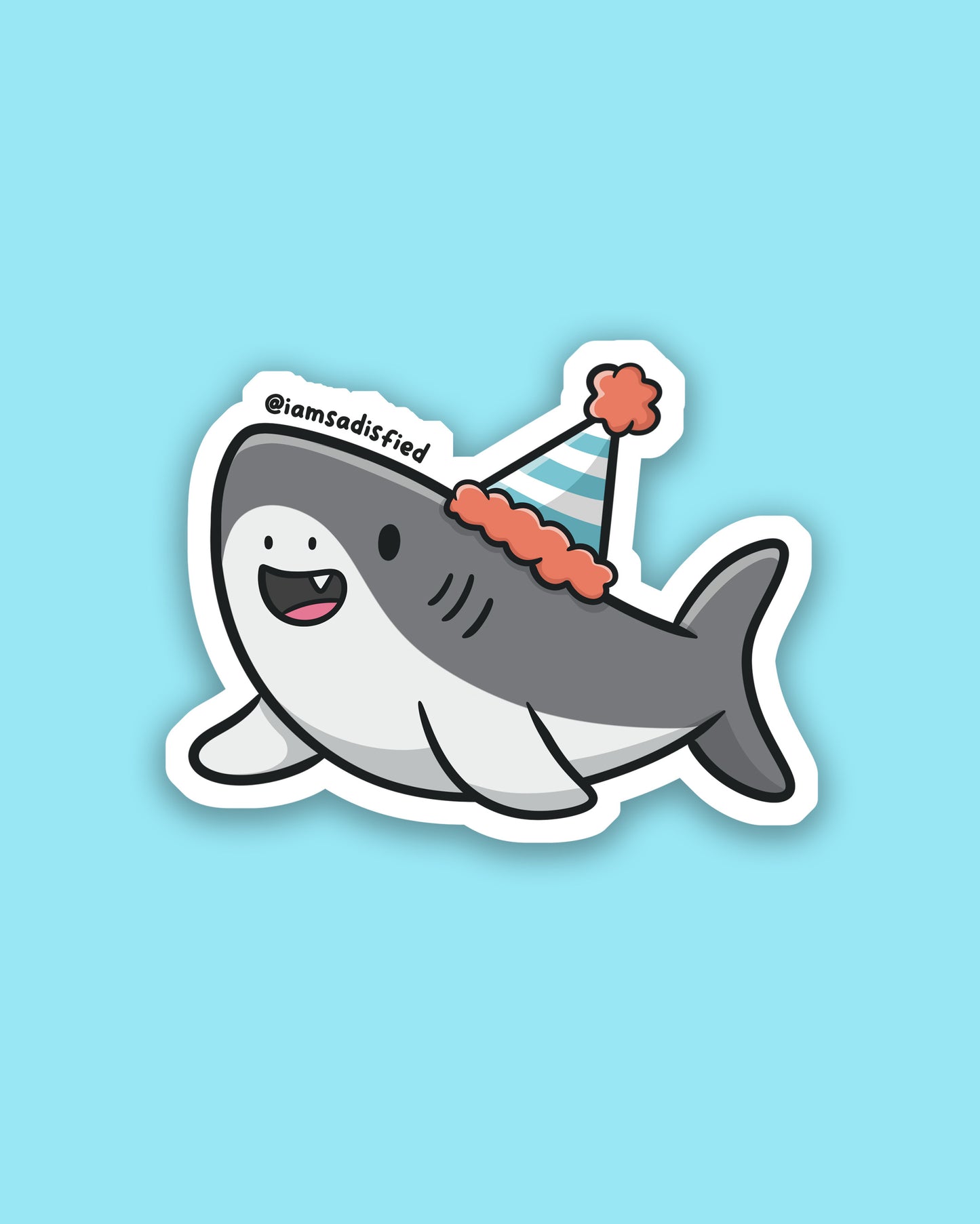 Party Shark Sticker