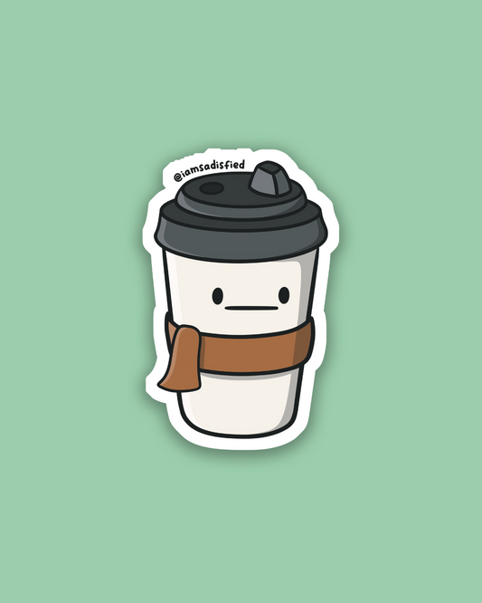 Coffee Cup Sticker