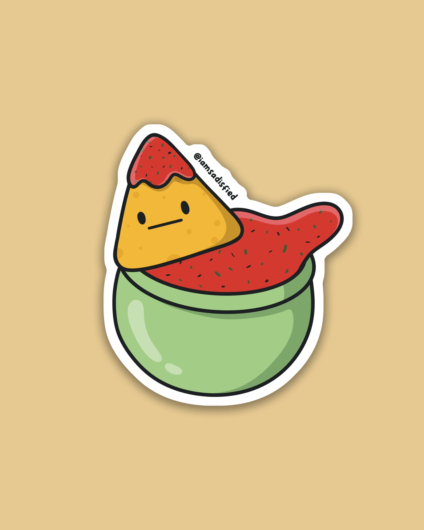 Nacho and Salsa Sticker