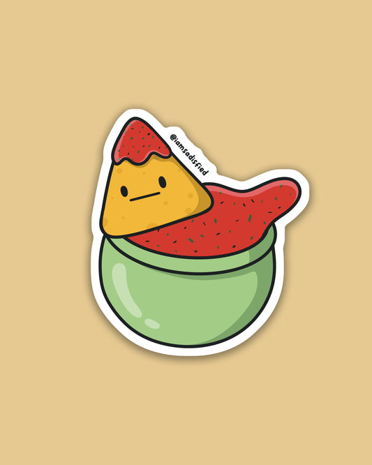 Nacho and Salsa Sticker
