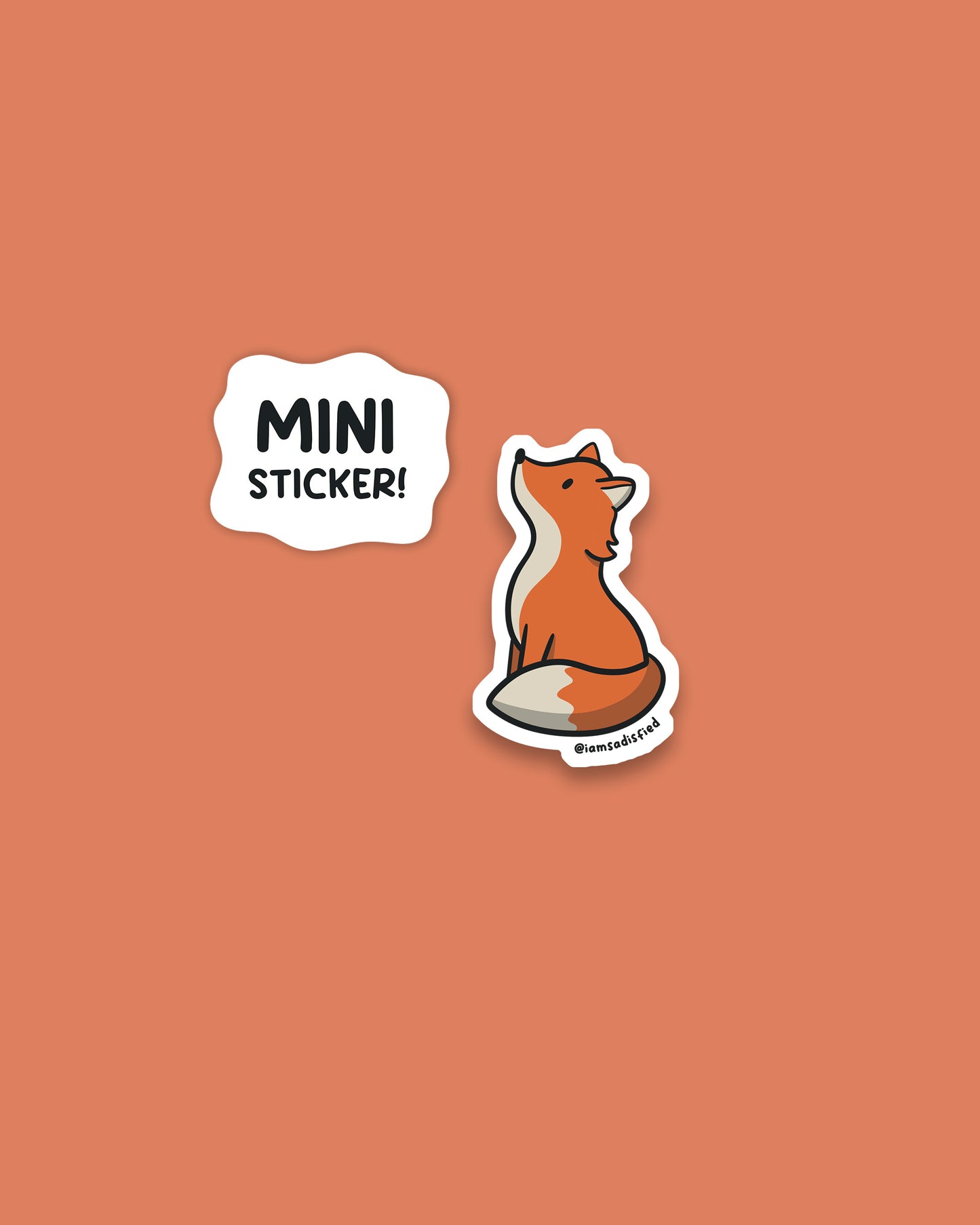 Fox Mini Sticker