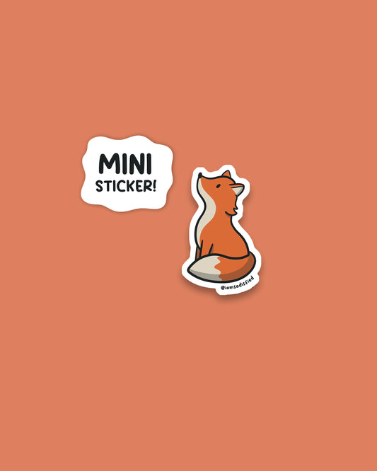 Fox Mini Sticker
