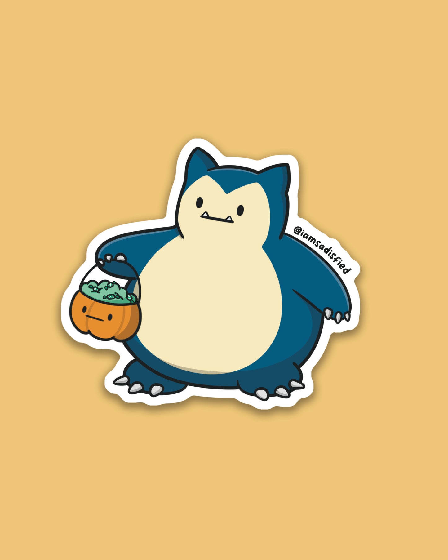Snorlax Trick o' Treating Sticker