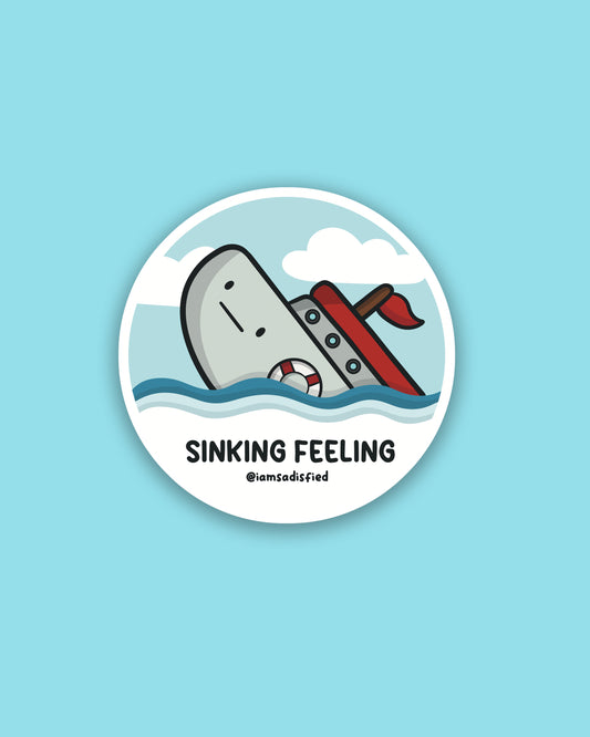 Sinking Feeling Sticker