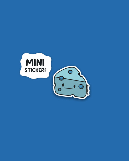 Blue Cheese Mini Sticker
