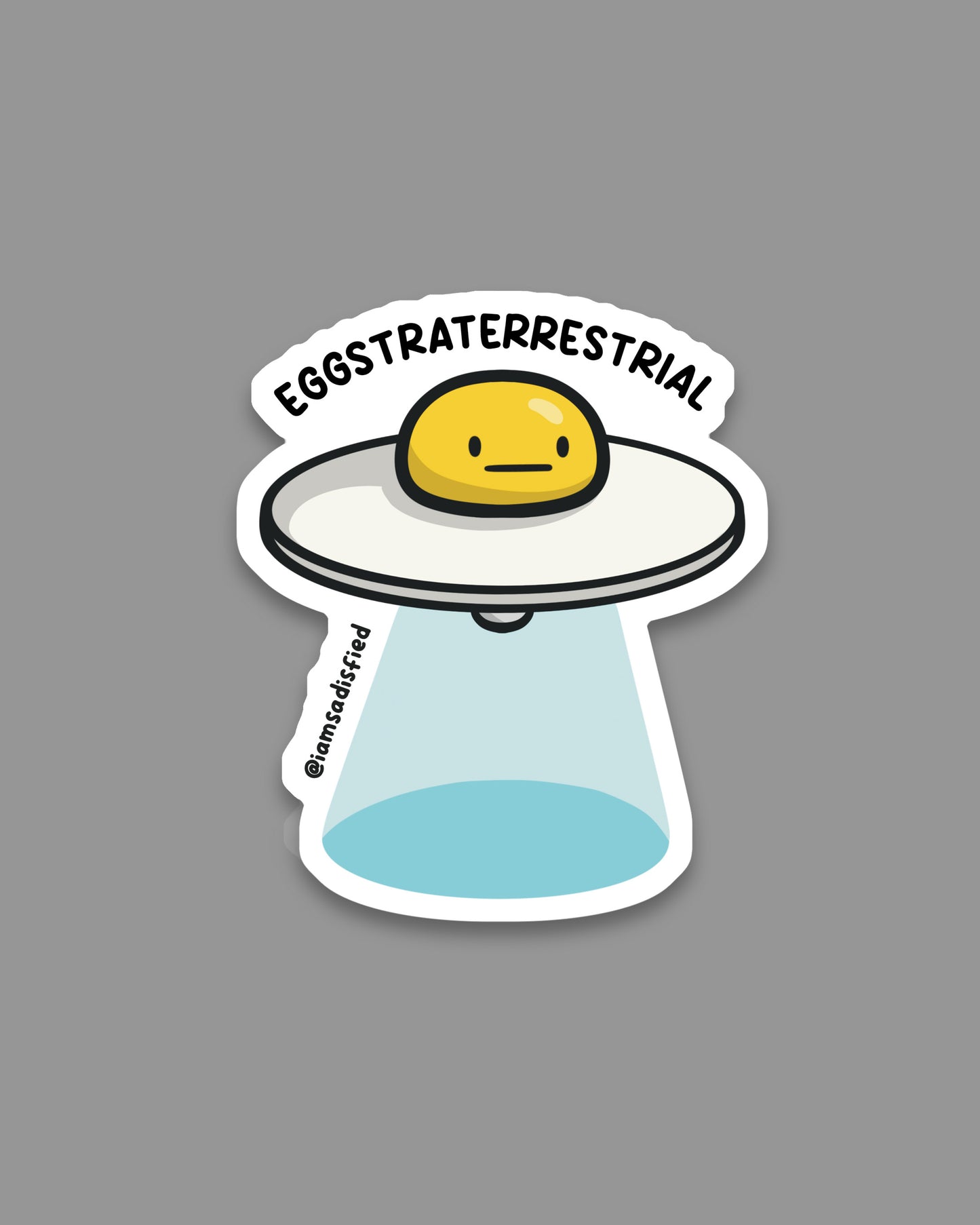 Eggstraterrestrial Sticker