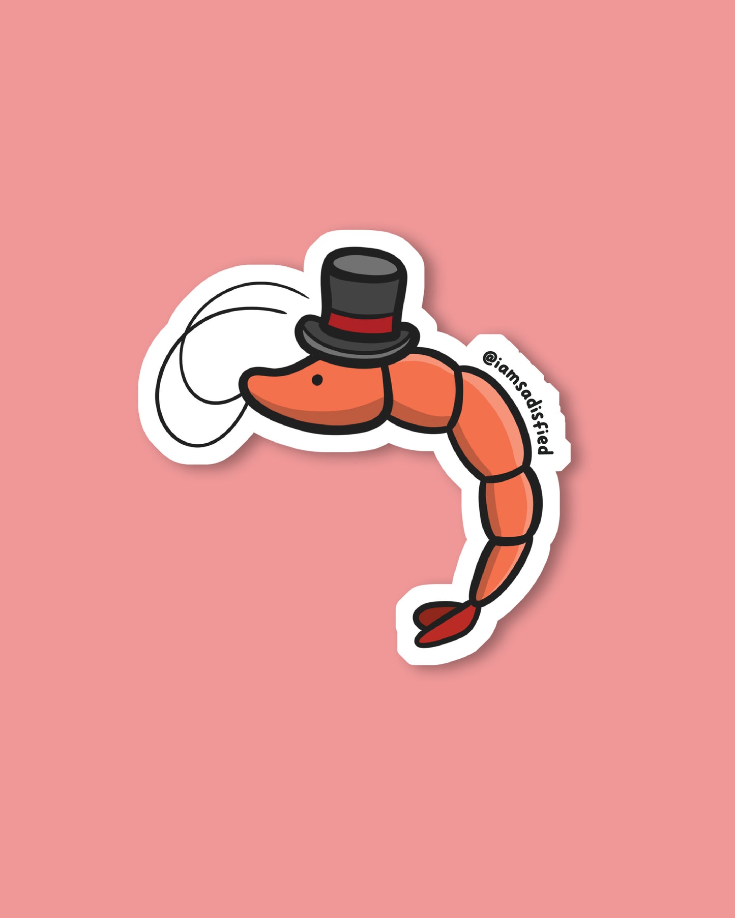 Fancy Shrimp Sticker