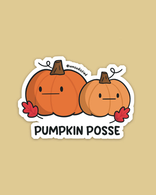 Pumpkin Posse Sticker