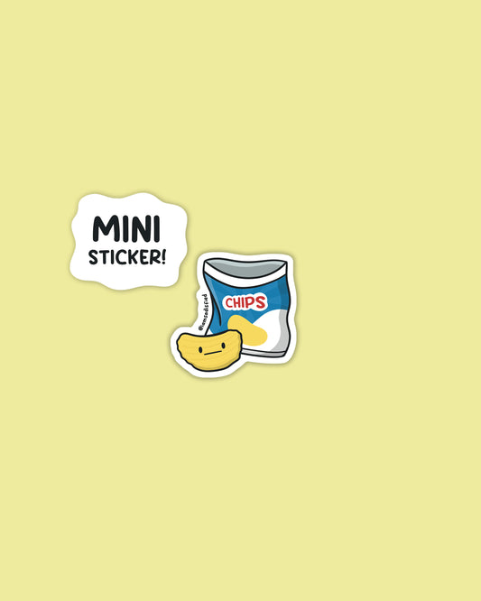 Chips Mini Sticker