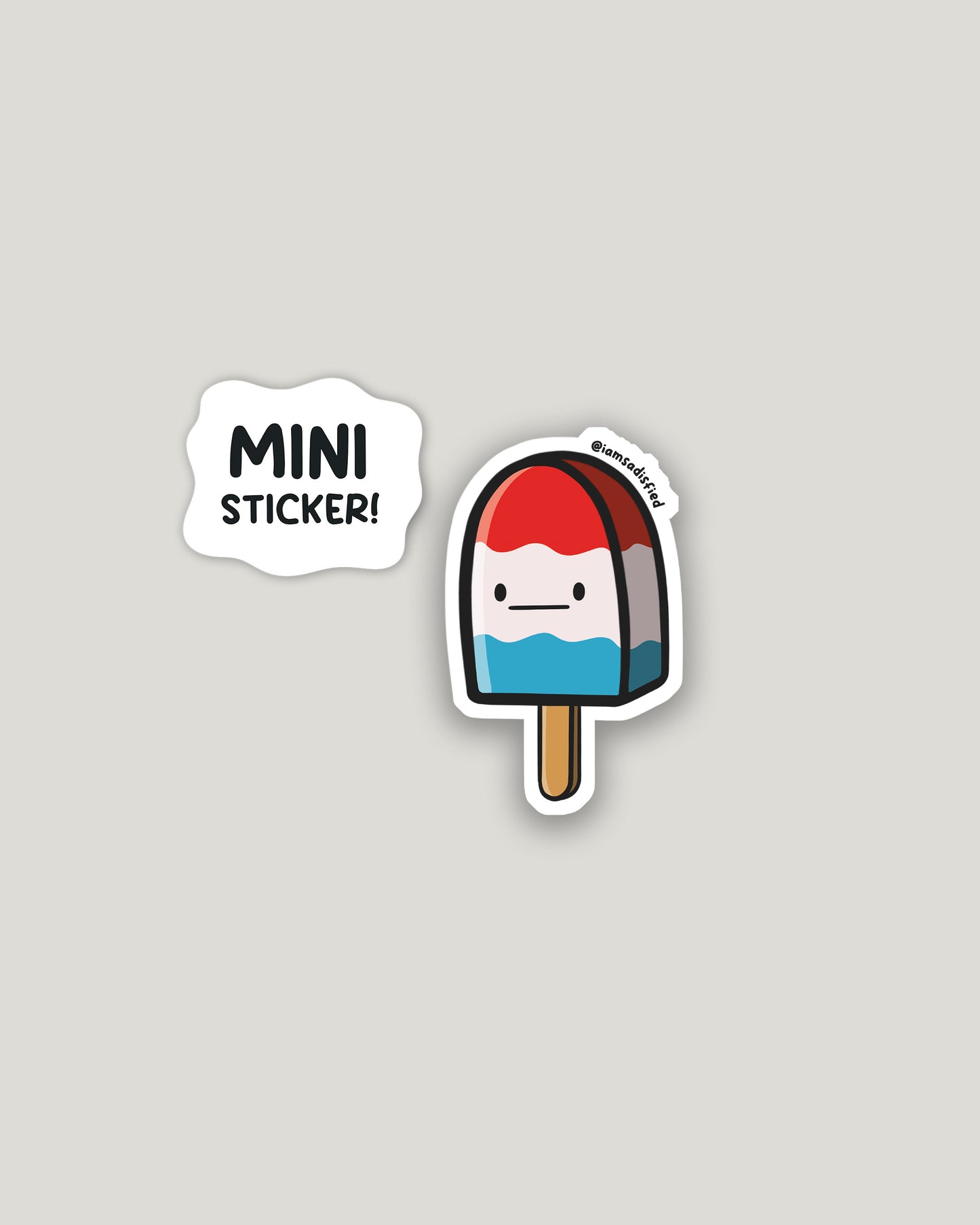 Firework Popsicle Mini Sticker