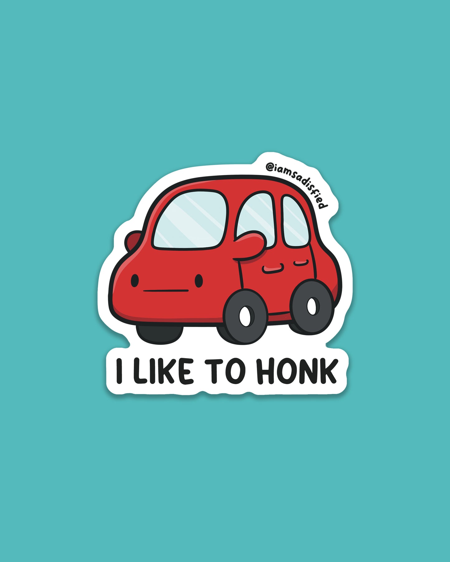 I Like to Honk Sticker