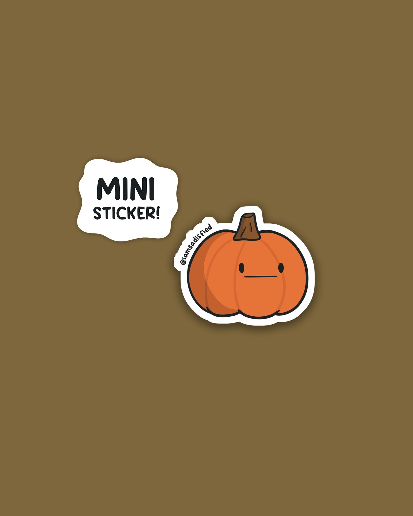 Pumpkin Mini Sticker
