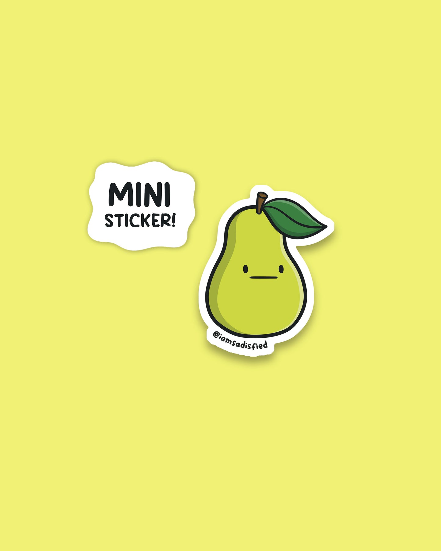 Pear Mini Sticker