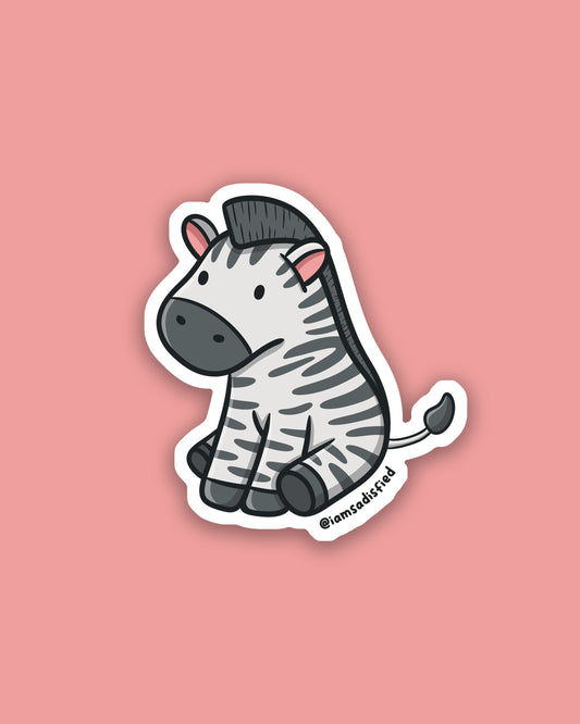 Zebra Sticker