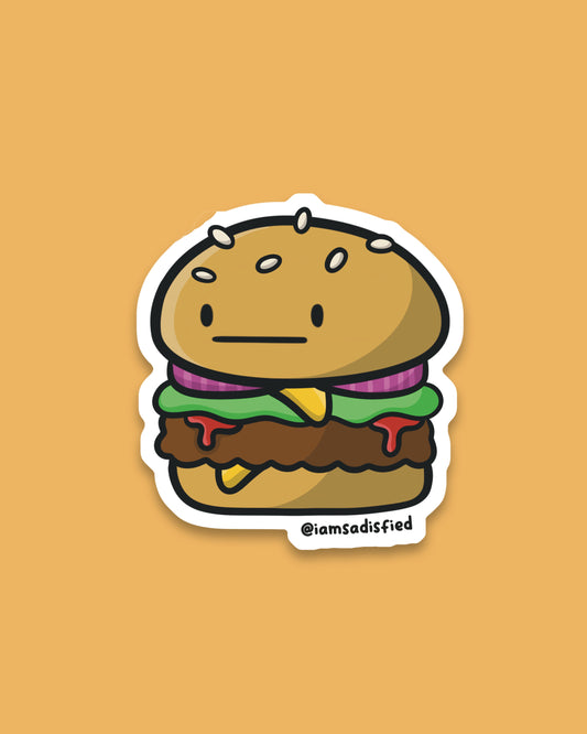Burger Sticker