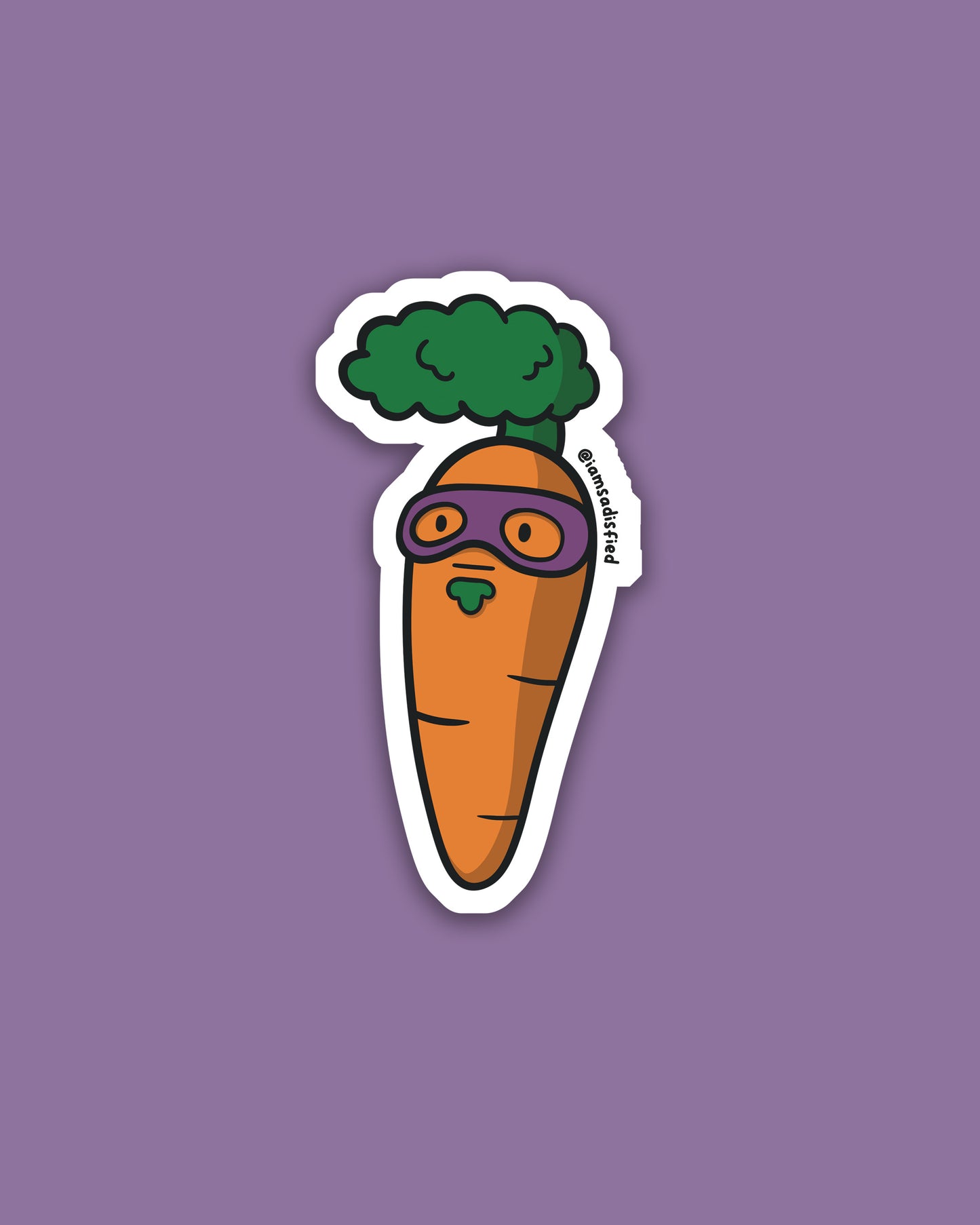 Pajama Sam Carrot Sticker