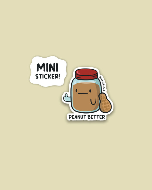 Peanut Butter Mini Sticker