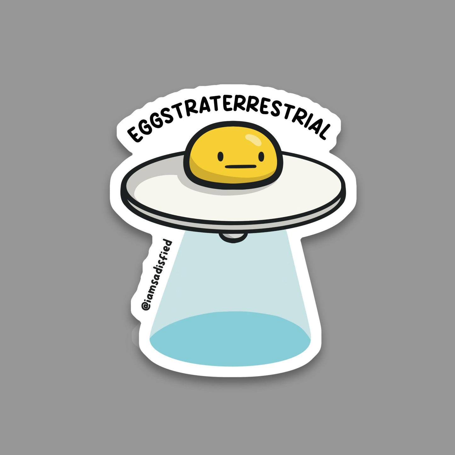 Eggstraterrestrial Sticker