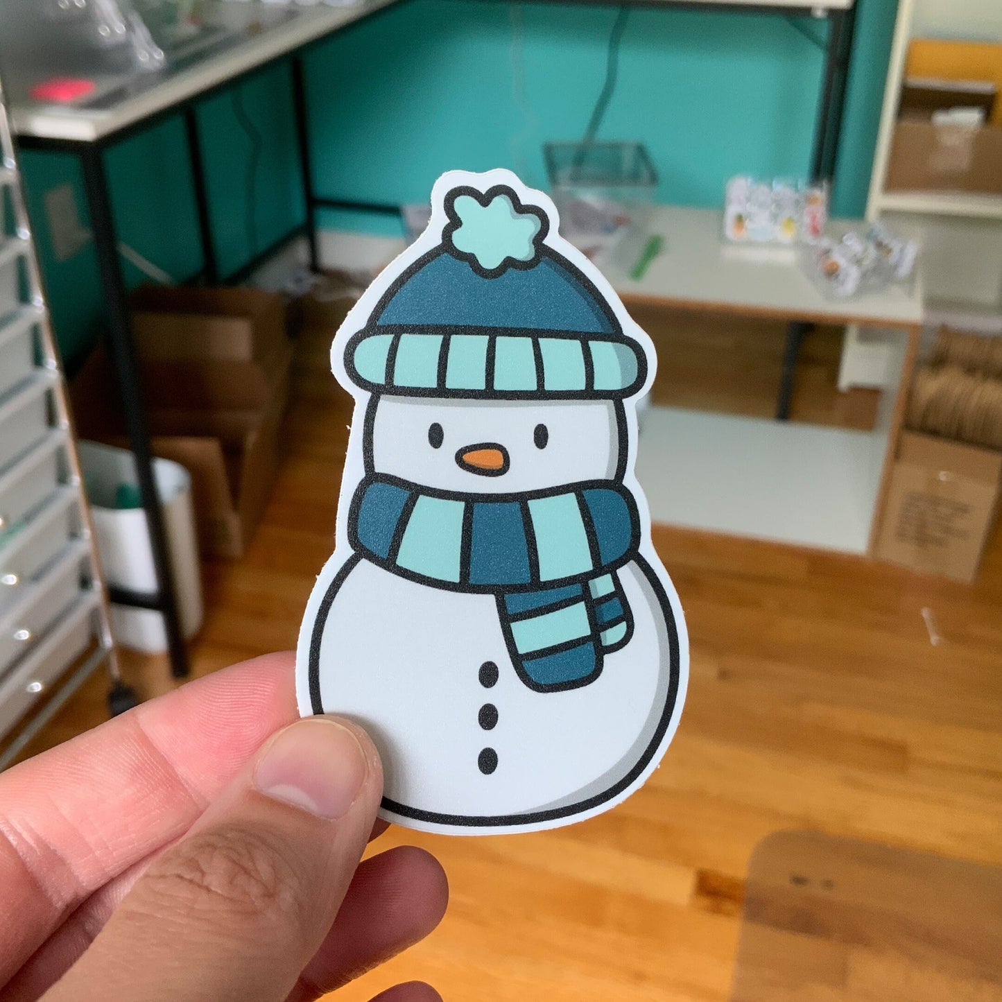 Snowman Sticker